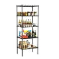 thumbnail image 1 of NiamVelo 5-Tier Wire Shelving Unit, Adjustable Metal Storage Shelves NSF-Certified Garage Shelving Rack, 750 LBS Capacity, Black, 1 of 9