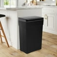 NiamVelo Automatic Trash Can 13 Gallon Garbage Bin Waste Bins with Lid