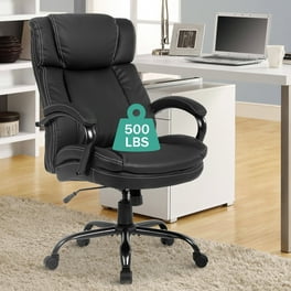 Lacoo Big and Tall Executive Chair High Level Thick Padded Ergonomics Chair High Back Office and Commercial Chair With PU Leather Black Walmart