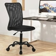 thumbnail image 1 of NiamVelo Executive Mesh Office Chair Armless Computer Chairs Adjustable Desk Chair with Lumbar Support for Adults, Black, 1 of 7