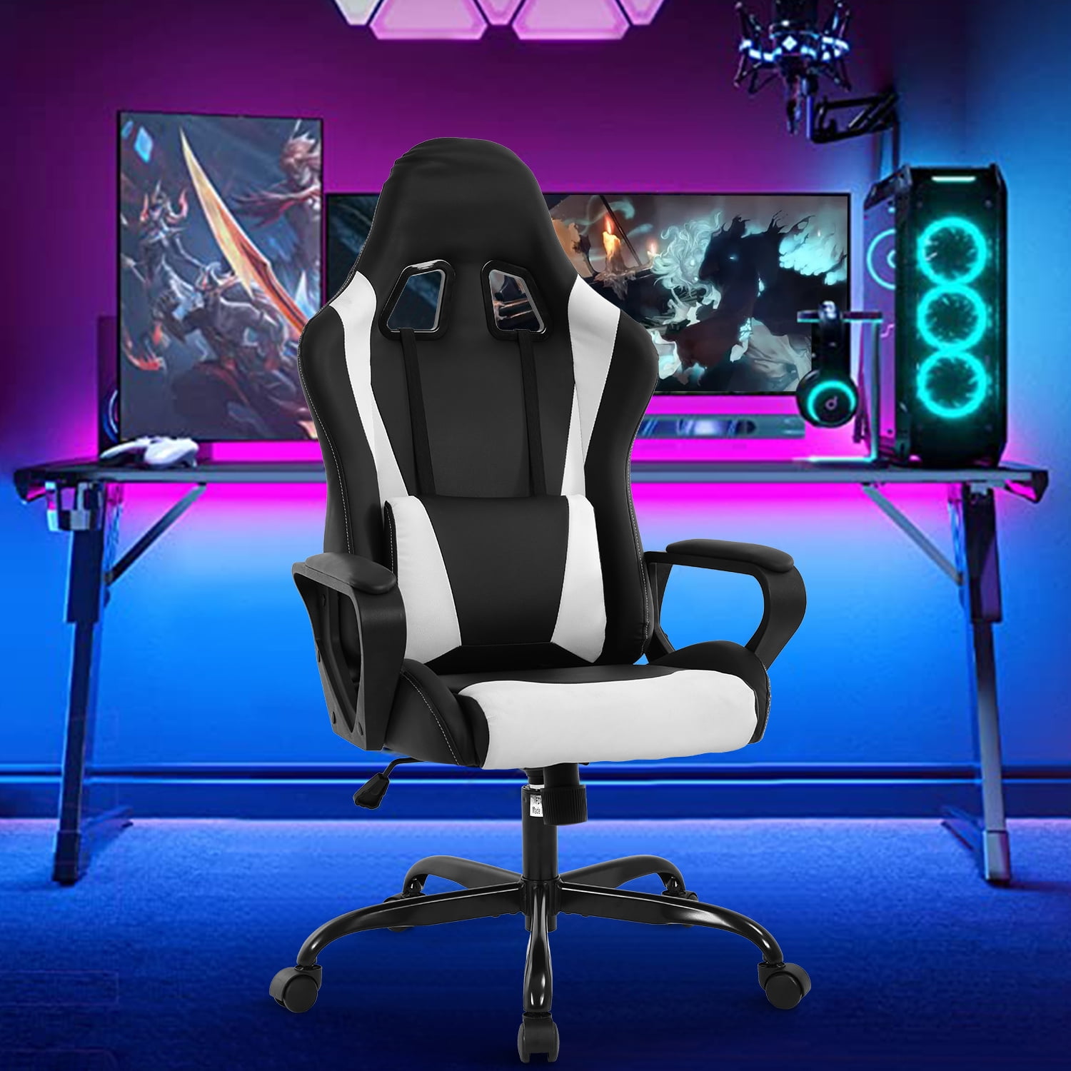 NiamVelo High Back Gaming Chair Racing Computer Chair with Lumbar