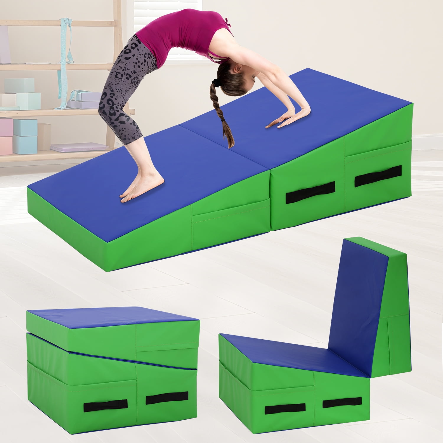 Folding Gymnastics Tumbling Mats Under $100 NiamVelo Foldable