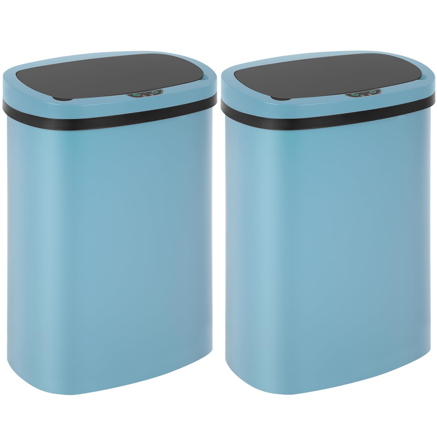 NiamVelo Kitchen Trash Can with Lid, 13 Gallon Garbage Can Automatic ...