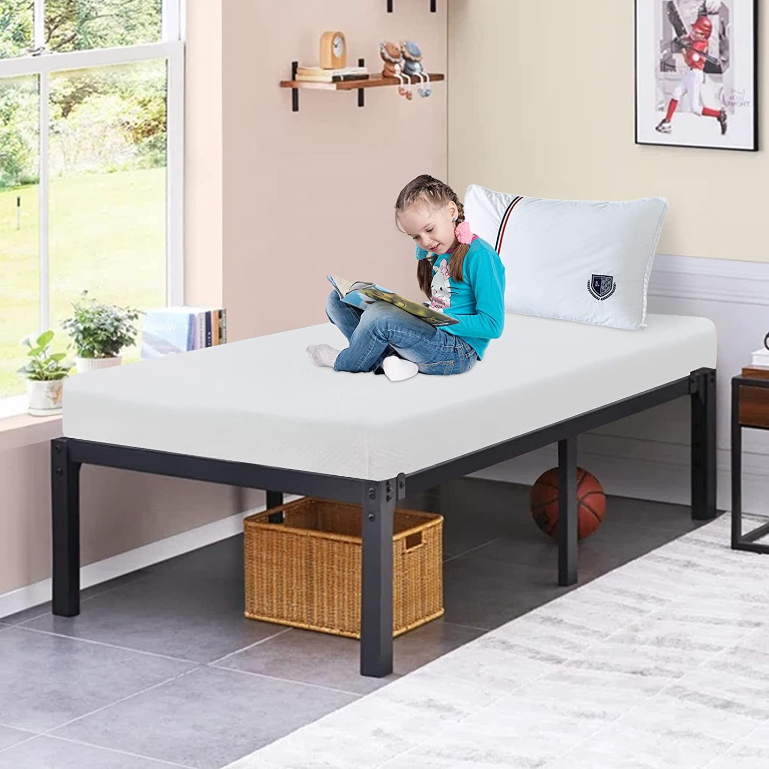 NiamVelo Twin Mattress 10 inch Gel Memory Foam Mattress for Cool