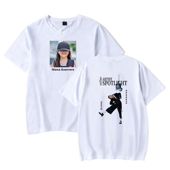 Niana Guerrero Merch T-Shirt Summer Women/Men Unisex Short Sleeve Tshirt Hiphop Fashion Streetwear Style3