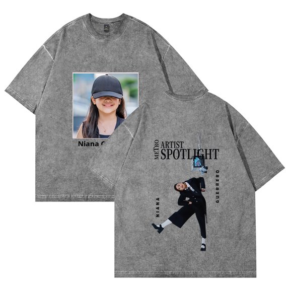 Niana Guerrero Merch Vintage Wash Tee Cosplay Women Men Fashion Short Sleeve Cotton T-Shirts Style3