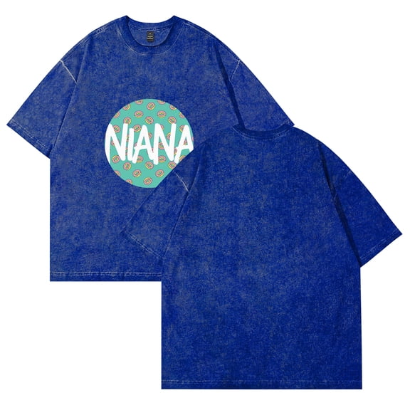 Niana Guerrero Merch Vintage Wash Tee Cosplay Women Men Fashion Short Sleeve Cotton T-Shirts Style6