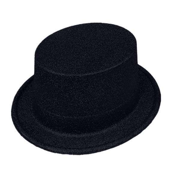 Niaviben Church Hats for Women Top Hat Mens Caps Fascinators Hats for Women Gift Sun Hats for Women Fedora Hats for Women Felt Hats for Men Black One Size
