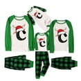 thumbnail image 1 of Niaviben Family Christmas Pajamas Matching Sets Family Holiday Pajamas Christmas Onesie for Family Matching Pajamas Family Pajamas Matching Pijamas Familiares Family Pajama Set C 6M, 1 of 5