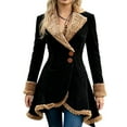 thumbnail image 1 of Niaviben Fur Lined Coat Fuzzy Jackets for Women Warm Jackets for Women Jackets Winter Jackets for Women Womens Jacket Women Jacket Black L, 1 of 8