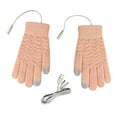 thumbnail image 1 of Niaviben Hiking Gloves Exercise Gloves Fleece Gloves Wool Liner Gloves Work Gloves Winter Clothes for Women Winter Gloves Orange One Size, 1 of 8