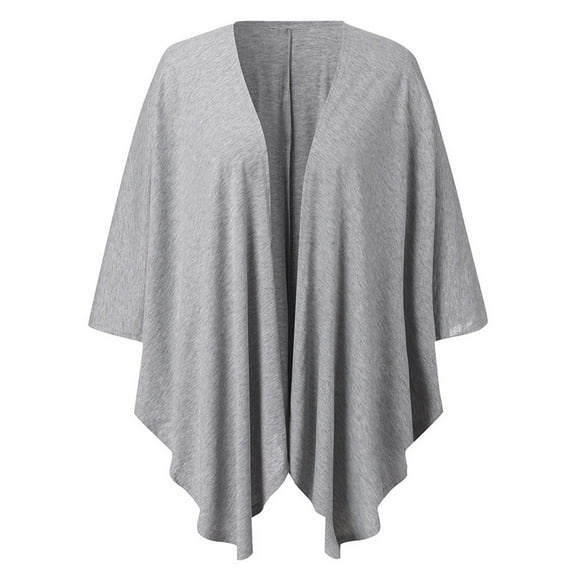 Niaviben Knit Cardigan Long Cardigan Loose Cardigan Knit Sweater Cardigan Sweaters for Women Cardigan Women Jackets for Women Trendy Gray L