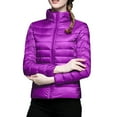 thumbnail image 1 of Niaviben Lightweight Puffer Jacket Women Cropped Puffer Jacket Women Quilted Jackets for Women Puffy Jackets for Women Womens Jacket Womens Winter Coats Women's Casual Jackets Purple M, 1 of 4