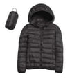 thumbnail image 1 of Niaviben Lightweight Puffer Jacket Women Puffer Jacket Womens with Hood Cropped Puffer Jacket Women Casual Jackets for Women's Jacket Puffy Coat Womens Fall Jackets Dark Gray XL, 1 of 4