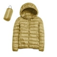 thumbnail image 1 of Niaviben Lightweight Puffer Jacket Women Puffer Jacket Womens with Hood Cropped Puffer Jacket Women Ladies Jackets Womens Fall Jackets Winter Coat Women Winter Jackets Beige L, 1 of 4