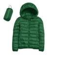 thumbnail image 1 of Niaviben Lightweight Puffer Jacket Women Puffer Jacket Womens with Hood Cropped Puffer Jacket Women Puffy Coat Womens Shirts Dressy Casual Womens Lightweight Jacket Puffy Jackets Women Green M, 1 of 4