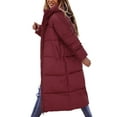 thumbnail image 1 of Niaviben Long Puffer Coat Women's Thickened Down Jacket Womens Puffy Jackets Womens Jacket Down Jacket Winter Coat Women Jackets for Women Red S, 1 of 9