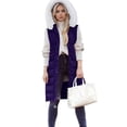 thumbnail image 1 of Niaviben Long Vest for Women Sleeveless Long Puffer Vest Women Quilted Vest Women Down Vest Womens Jacket Women Puffer Vest Denim Vest Plus Size Navy M, 1 of 9