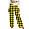 thumbnail image 1 of Niaviben Plaid Pants for Women Baggy Sweatpants Christmas Sweatpants Loose Pants Christmas Lounge Pants Womens Sweat Pants Gym Pants Women Green XL, 1 of 9