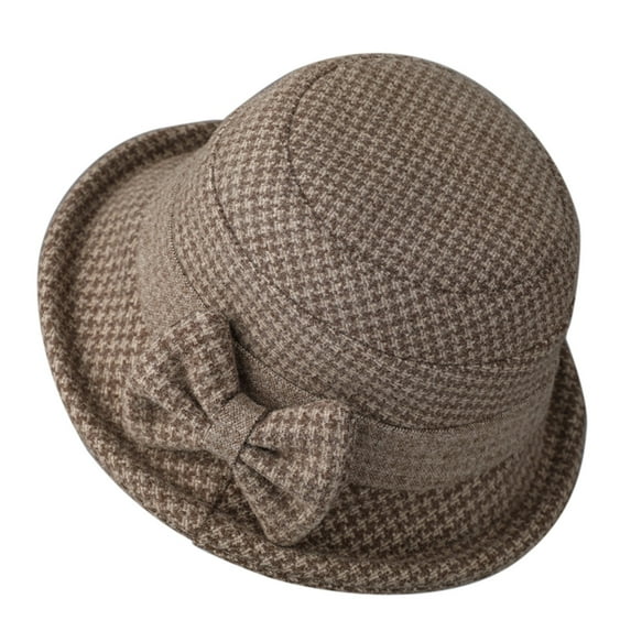 Niaviben Vintage Hat Mens Caps Funny Hats Wide Brim Hats for Women Fedora Hats for Women Felt Hats for Men Fascinators Hats for Women Top Hat Khaki M
