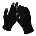 thumbnail image 1 of Niaviben Work Gloves Wool Liner Gloves Workout Gloves Warm Gloves Cold Weather Gloves Windproof Black One Size, 1 of 3
