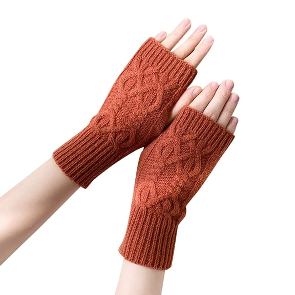 Niaviben Wrist Warmers Arm Warmers Snow Gloves Knit Gloves Elbow Length Gloves Fingerless Gloves for Women Mens Gloves E One Size