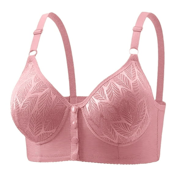 Niaviben sports bras for women full coverage bras for women bras for women seamless wireless pushup for women A Breathable And Comfortable Bra Without Rings Pink 42