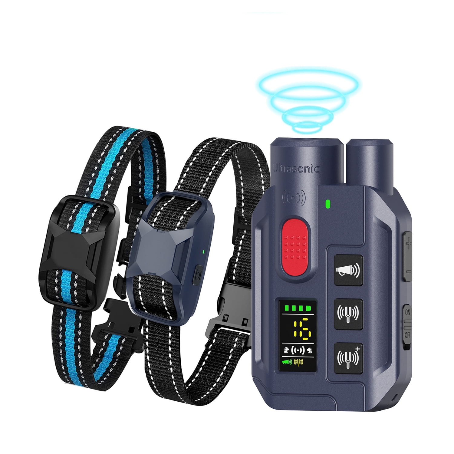 Niayaoze 2 IN 1 Dog Bark Shock Collar for 2 Dogs,4000Ft Dog Training ...