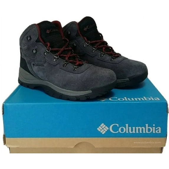 Nib Columbia 1926701-011 Men M Yoncalla Suede Waterproof Black/shark Boots Sz. 7
