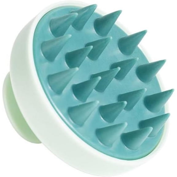 Nib Hair Scalp Massager - Silicone Scrubber Shampoo Brush for Hair Growth & Dandruff Removal, Head Massager Exfoliator (1x Pink)