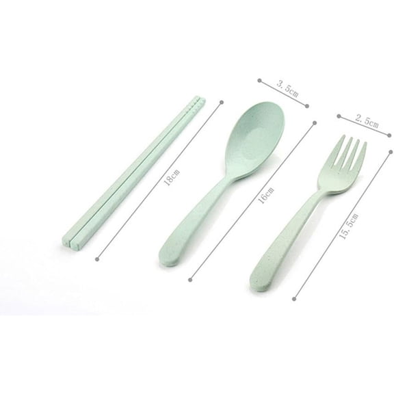 Nib Healthy Kitchen Dinnerware Bowl Sets Eco Biodegradable Unbreakable Dinner Plates Bowl Dinnerware, Fork, Spoon, Cup, Chopsticks
