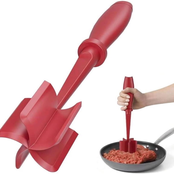 Nib Manual Ground Meat Chopper for Kitchen – Color Variations (black)