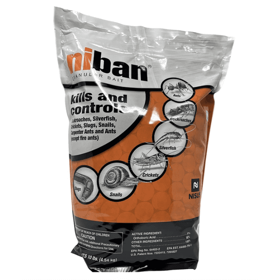 Niban Granular Insect Bait For Crawling Insects 10 lb Bag