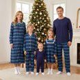 thumbnail image 1 of Nibbcoa Christmas Matching Family Pajamas Set Long Sleeve Tops Pants Nightgown Holiday Loungewear, 1 of 10
