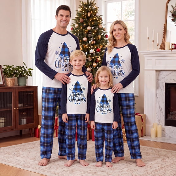 Nibbcoa Family Christmas Pajamas Matching Sets Christmas Family Matching Outfits