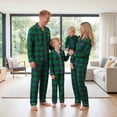 thumbnail image 1 of Nibbcoa Family Matching Christmas Pajamas, Clothes/Plaid Long Sleeve Tops and Pants Sleepwear Set, 1 of 10