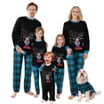 thumbnail image 1 of Nibbcoa Family Matching Christmas Pajamas Set Reindeer Plaid Print Holiday Pajamas Sleepwear, 1 of 10