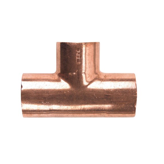 NIBCO Copper Tee Sweat Fitting - 1-1/4 In. Size - 1 Pack