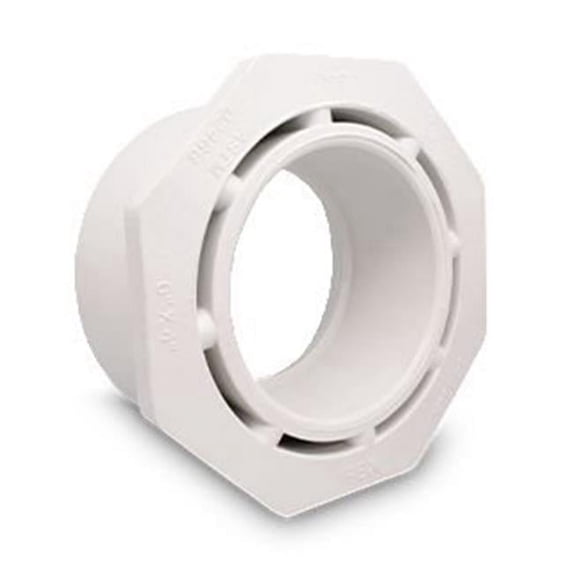 Nibco 437421 4 x 2.5 in. Schedule40 Slip Red Bushing