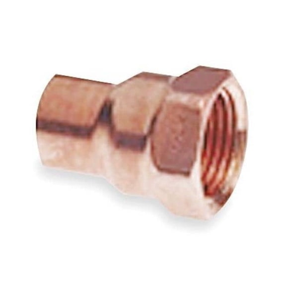 Nibco 5/8" NOM C x 1/2" FNPT Copper Reducing Adapter 603R 5/8x1/2