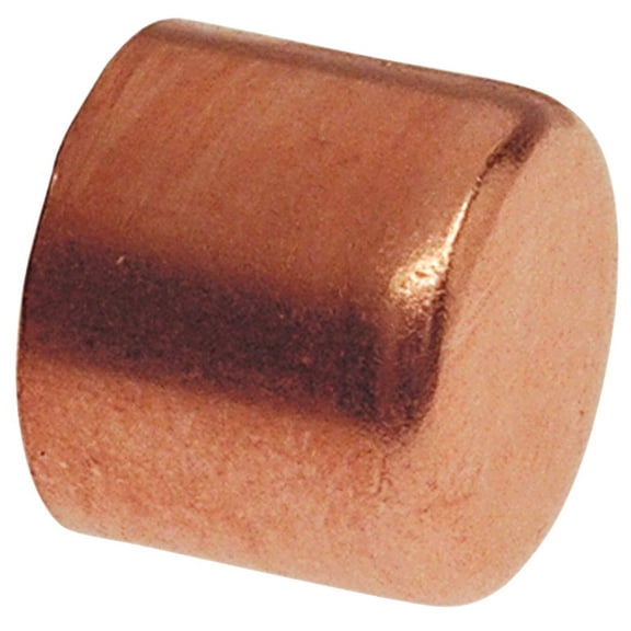 NIBCO Tube Cap 1 Inch Copper Pipe Cap Wrot - Smooth Finish - Size 1