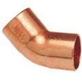 thumbnail image 1 of Nibco CBC606114 1-14 in. Wrot CXC 45 deg Close Rough Elbow Fitting - Classic Bronze, 1 of 1