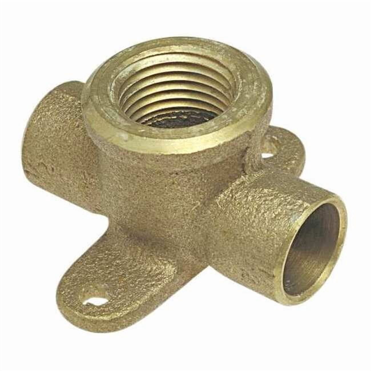 Nibco Drop Tee,Cast Bronze,1/2