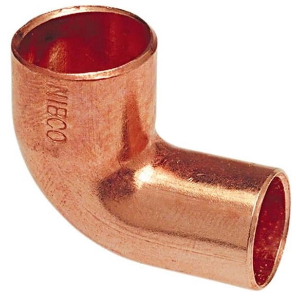 Nibco Elbow,90 Deg,Wrot Copper,1/4" Tube U6072 1/4