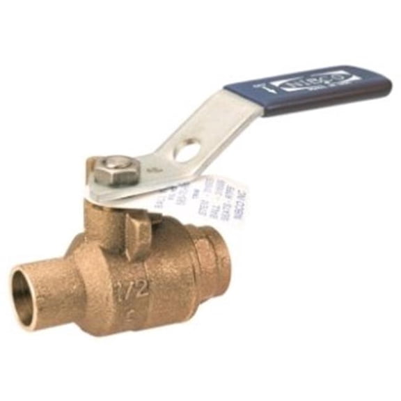 Nibco 3/4" Sweat Bronze Ball Valve Inline S5857066 3/4