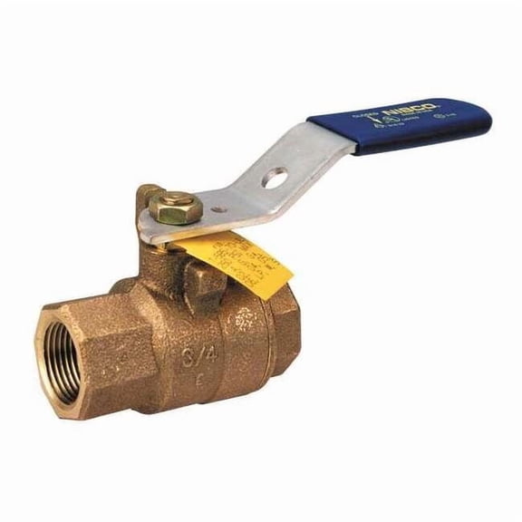Nibco 1" FNPT Bronze Ball Valve Inline T58570UL 1