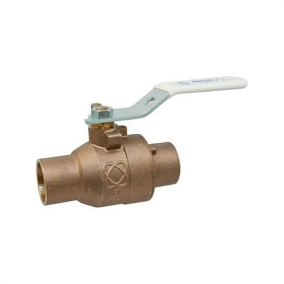 Nibco NJ830X4 Lead Free Ball Valve, 1/4", Bronze