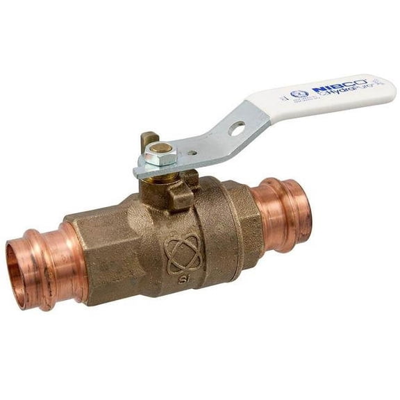 Nibco PC58580LF2 2 in. Lead Free Press x Press Ball Valve with Lever Handle