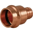 thumbnail image 1 of NIBCO PC604P 1/2" x 1/2" Wrot Copper PEX X Press Adapter with Leak Detect, 1 of 2