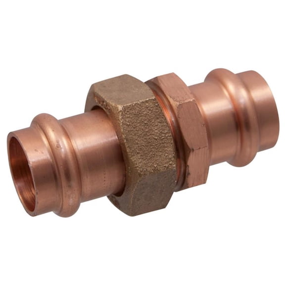 NIBCO Press Copper Union - 1 In. Size, Smooth Finish, Bronze - Nibco Press Fitting